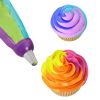 Icing Piping Bag Nozzle Converter 3 Hole 3 Color Cream Coupler Cake Decor Tool