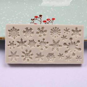 Christmas decoration snow icing cake silicone mold baking dry baking mold decoration icing mold