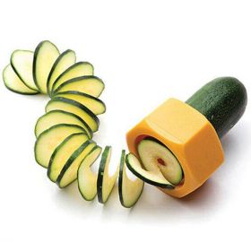 Creative Screw Cucumber Slicer Plastic Peeler Multi-Purpose Vegetable Fruit Salad Cutter