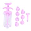 9 Pcs Cookie Press Set With Stencil Mouth Squeeze Cream Mouth Cookie Garland Mouth Baking Tools