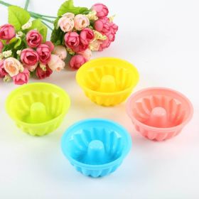 Creative Ring Cooking Silicone Mold Bakeware Kitchen Baking Pastry Tools Random Color