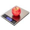 SF-660A 22*17cm Platform 10kg/1g Touch Screen Multi - Unit Switch Kitchen Scale Stainless Steel Countertop