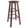 Element Bar Stools, 2-Pc Set, Walnut