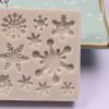 Christmas decoration snow icing cake silicone mold baking dry baking mold decoration icing mold