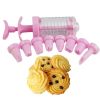 9 Pcs Cookie Press Set With Stencil Mouth Squeeze Cream Mouth Cookie Garland Mouth Baking Tools