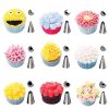 Factory direct selling 72 pieces of patterned mouth set patterned device patterned bag patterned tool box cake baking appliance