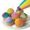 Icing Piping Bag Nozzle Converter 3 Hole 3 Color Cream Coupler Cake Decor Tool