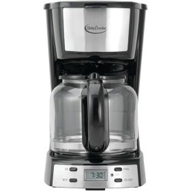 Betty Crocker BC-2809CB 12-Cup Stainless Steel Coffee Maker