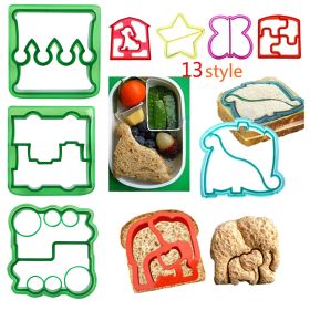 DIY Sandwich Toast Cookies Mold Cake Bread Biscuit Cutter Mould Decorating Tool (size: B)