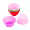 30PCS Silicone Cake Mold Baking Tools Set Baking Cups with Stainless Steel Cream Forcing Mounted Kit