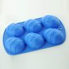 Six Egg Easter Silicone Cake Moulds Home Baking Tools Handmade DIY Holiday Egg Food Grade