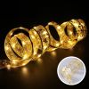 Christmas Decoration LED Ribbon Lights Christmas Tree Ornaments DIY Lace Bows String Light Navidad Home Decoration New Year 2023