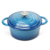 COOKWIN Enameled Cast Iron Dutch Oven with Self Basting Lid;  Enamel Coated Cookware Pot 3QT