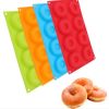 8-Cavity Silicone Donut Mold Chocolate Biscuit Cake Mold Non-Stick Mold DIY Cake Mould Tray