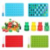 Cake Tools Mold 1 Set 50 Cavity Silicone Gummy Bear Chocolate Candy Maker Ice Tray Jelly Moulds