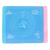 Silicone Non-stick Scale Rolling Dough Mat Liner Baking Fondant Pad Cooking Tool